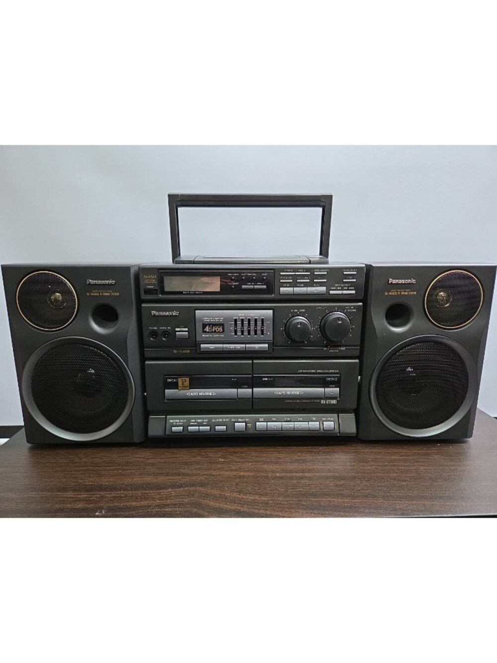 Panasonic RX-DT680 Portable Boombox Radio CD Cassette Stereo System S-XBS - Read